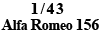 1/43 Alfa Romeo 156