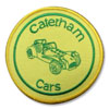 CATERHAM CARS 3.75" ROUND by